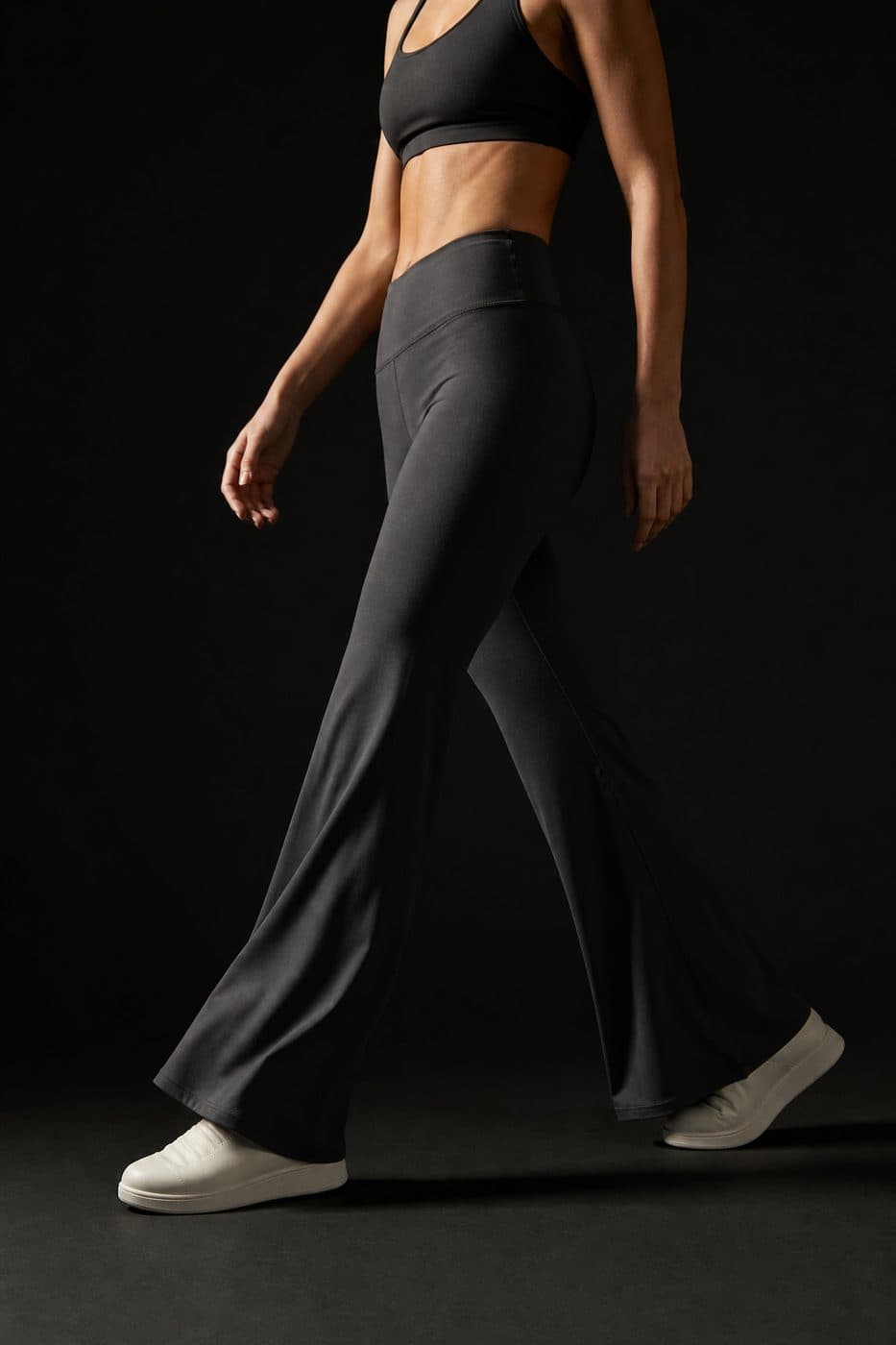 Flare Yoga Pant — Flared leg in a softer knit. Squat-proof: partial.