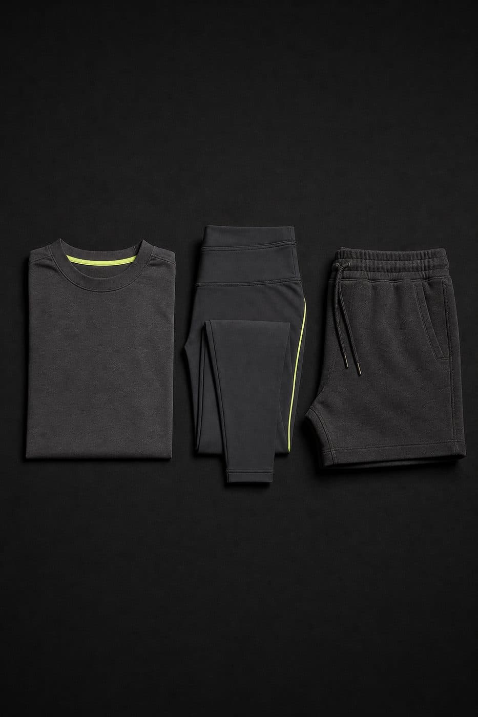 Lift Starter Kit — Lifting Tee Boxy + Squat Legging Full + Sweat Short Heavyweight.