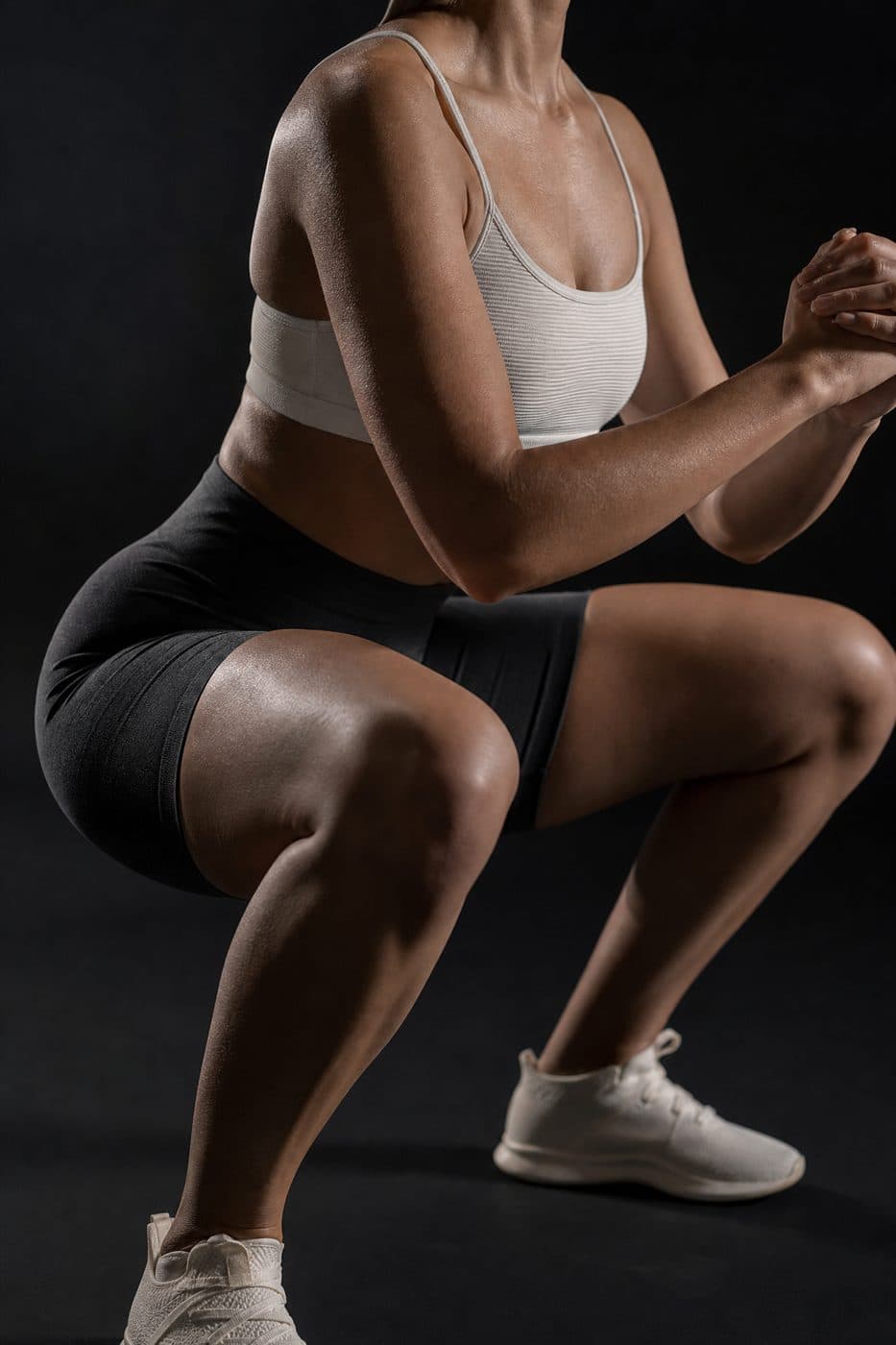 Squat Short 5" Bike — Five-inch bike short in the Squat Legging knit. Squat-proof: pass.