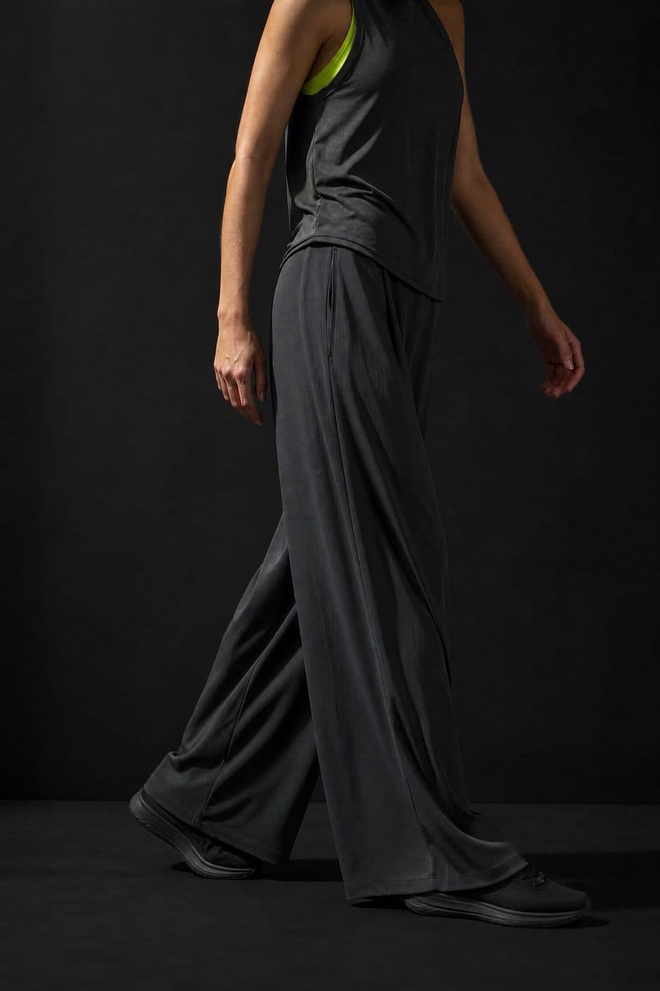 Loose Flow Pant — Wide-leg pant in a drapey woven.